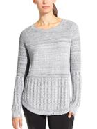 Athleta Womens Borealis Sweater Size L - Dove Marl