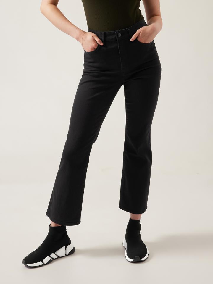 Flex Kick Flare Jean In Black