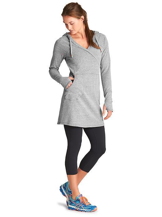 Athleta Womens Unwind Sweatshirt Dress Size Xxs - Grey Heather