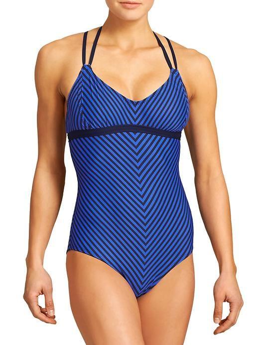 Athleta Womens Stripe Avila One Piece Dress Blue Stripe Size Xs