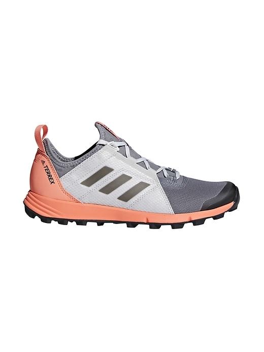 Athleta Womens Terrex Agravic Speed Sneaker By Adidas Grey Three/ Black/ Chalk Coral Size 6