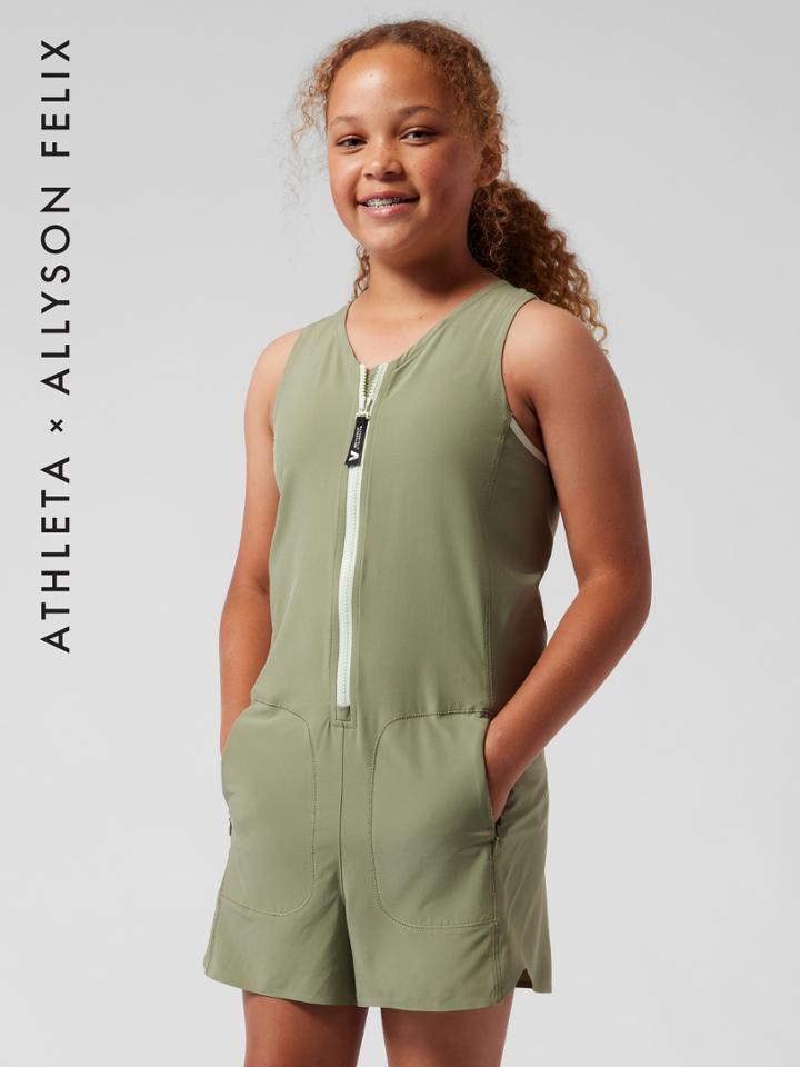 Athleta Girl Legend Heart The Hustle Romper