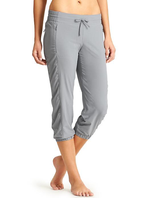 Athleta Womens La Viva Capri Size 10 - Cobblestone Grey