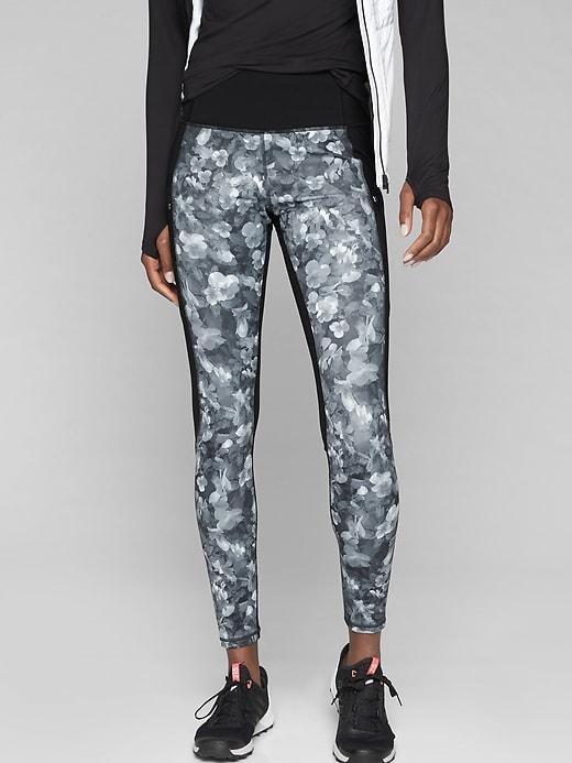 Athleta Womens Frost High Traverse Tight White Size S