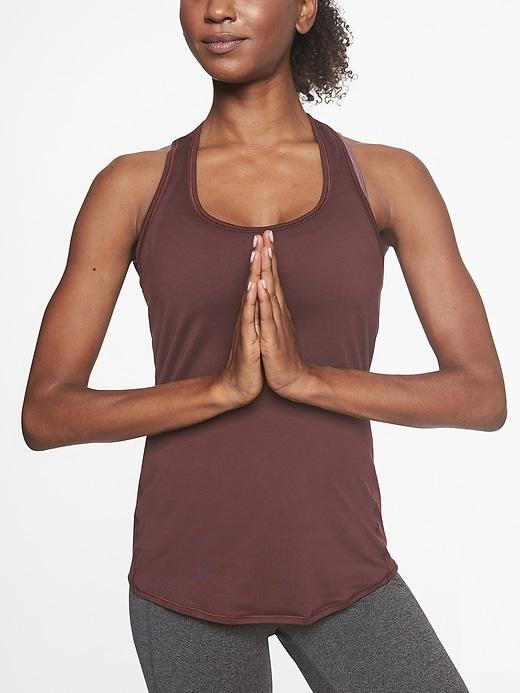Athleta Womens Chi Tank Cassis Size Xs