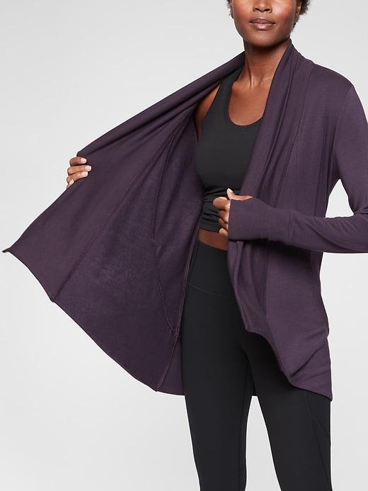 Athleta Womens Pranayama Wrap Regal Plum Size 2x