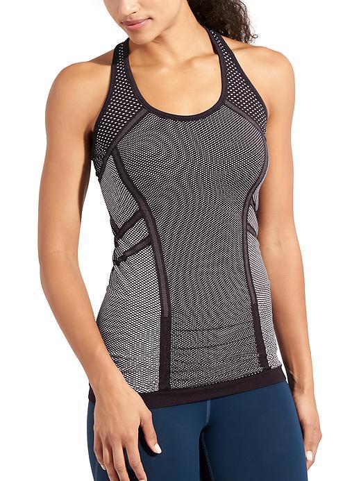 Athleta Womens Diamond Fastest Track Tank Size L - Wild Raisin