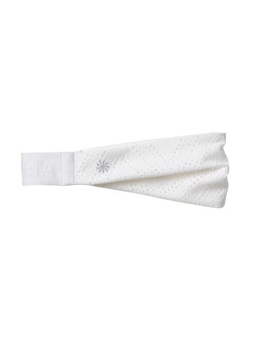 Athleta Womens Mesh Under Wraps Headband Size One Size - White