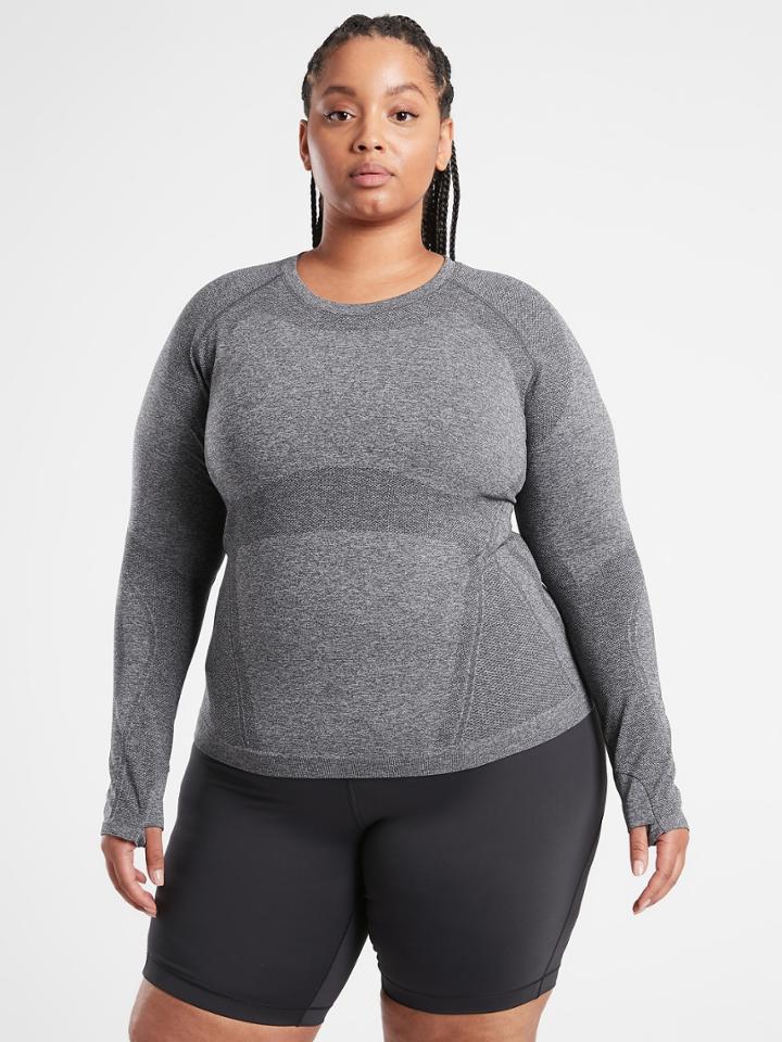 Momentum Seamless Heather Top