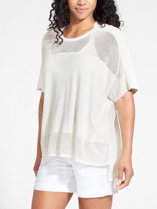 Athleta Womens Kahala Pullover Size L - White