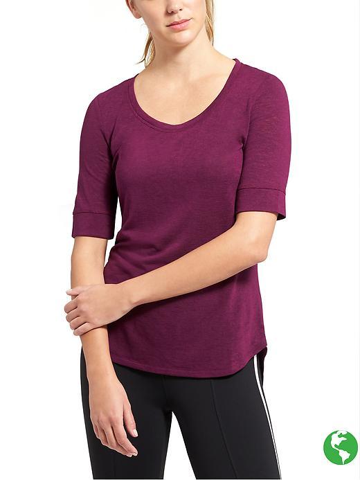 Athleta Womens Breezy Tee Size S - Potent Purple