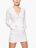 Athleta Womens Sun Up Coverup Bright White Size Xs