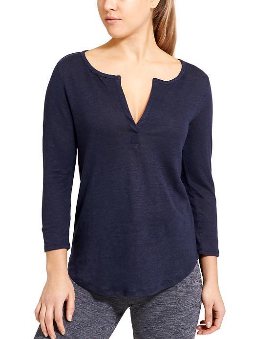 Athleta Womens Zephyr Top Size 2x Plus - Navy