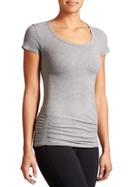 Athleta Womens Pure Tee Size L - Light Grey Heather