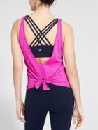 Athleta Womens Fully Focused Support Top Size S - Fuschia Leaders
