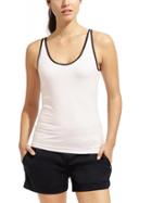 Athleta Womens Layer Up Fitted 2 Tank Size L - Dove