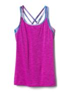 Athleta Upbeat 2 In 1 Tank Size L/12 - Fuchsia Shock