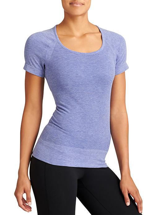 Athleta Womens Zeal Tee Size L - Caspian Blue