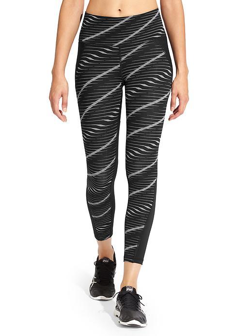 Athleta Womens Waves Stealth 7/8 Tight Size L Tall - Black