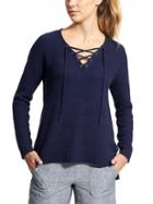 Athleta Womens Sunset Sweater Size L - Dress Blue