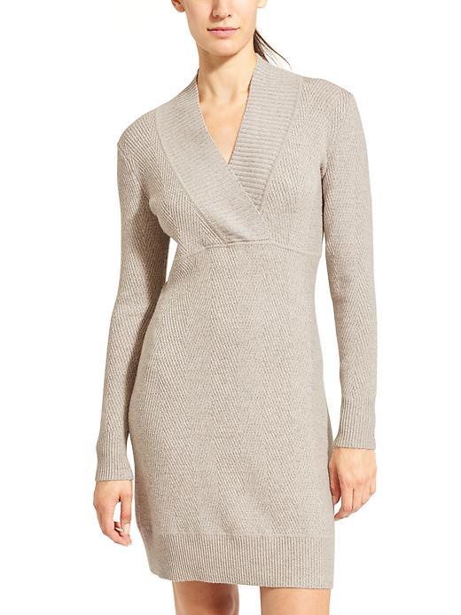 Athleta Womens Innsbrook Sweater Dress Size L - Foxtail Taupe
