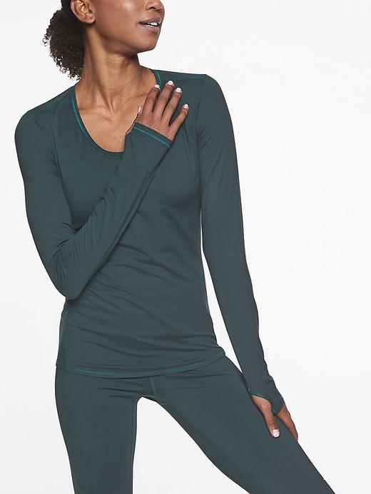 Athleta Womens Chi Top Abyss Size Xs