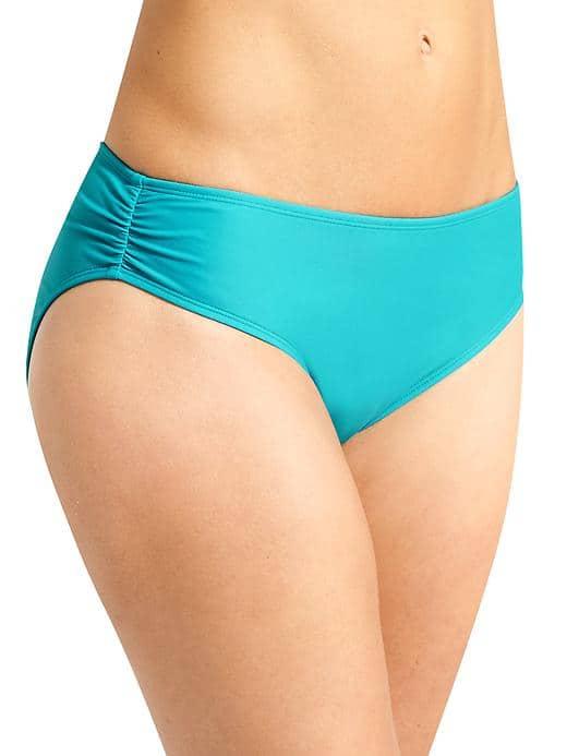 Athleta Womens Shirred Full Tide Bottom Size L - Antilles Blue