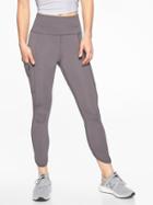 Athleta Womens Up For Anything Capri Silver Bells Size S