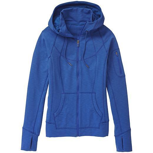 Athleta Slub Strength Hoodie - Cerulean Blue Heather