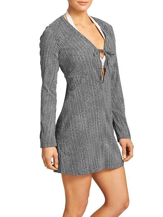 Athleta Womens Kimssa Tunic Size L - Dot Print Black