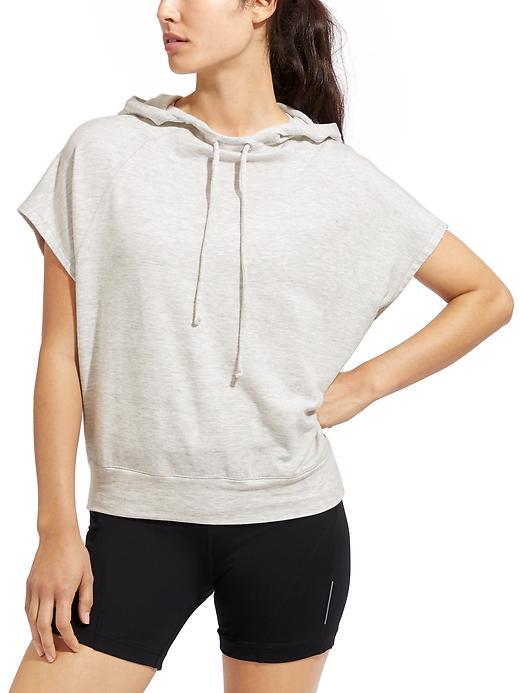 Athleta Womens Studio Popover Size L - Light Grey Heather