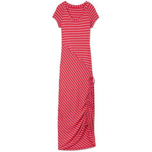 Athleta Dusky Shark Bite Dress - Watermelon Heather/ Blush Pink Heather