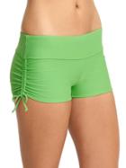 Athleta Womens Scrunch Short Size L - Grass Skirt
