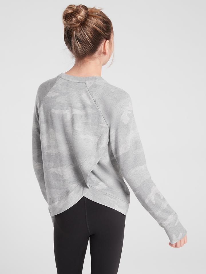 Athleta Girl Cross Your Fingers Sweatshirt