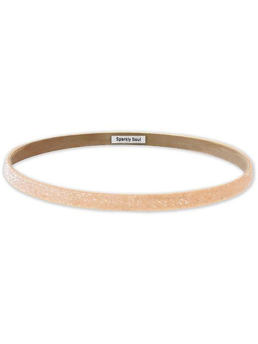 Athleta Womens Thin Sparkle Headband Sahara Beige Size One Size