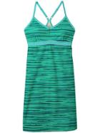 Athleta Womens Printed Shorebreak Dress Size S - Catalina Green