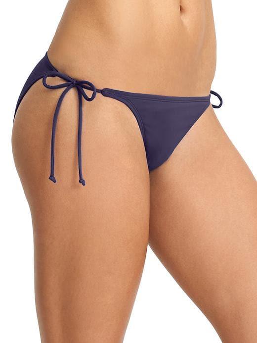 Athleta Womens Solid String Bottom 2 Dress Blue Size Xl
