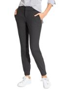 Athleta Womens Wool Work It City Pant Size 0 - Black Heather