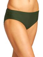 Athleta Womens Shirred Full Tide Bottom Size M - Spire Green