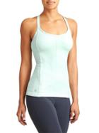 Athleta Womens Inner Goddess Tank Size L Tall - Water Blue