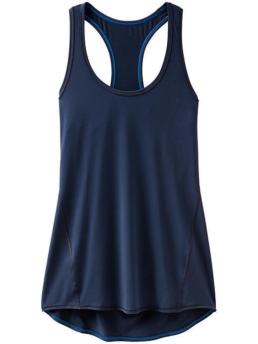 Athleta Womens Chi Tank Extra Long Size 1x Plus - Dress Blue