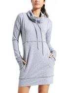 Athleta Womens Gym To Street Dress Grey Heather Size S