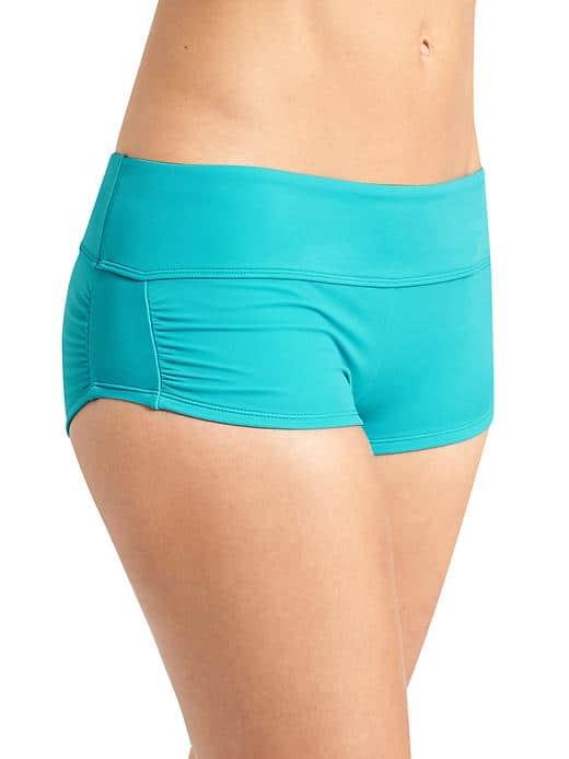 Athleta Womens Shirred Short Size L - Antilles Blue