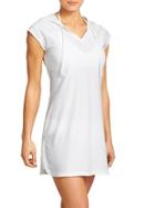 Athleta Womens Wick-it Hoodie Coverup Bright White Size 1x