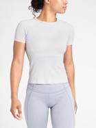 Athleta Womens Oxygen Crop Tee Size L - Bright White