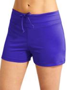 Athleta Womens Fun In The Sun Swim Short 2 Size L - Powerful Blue