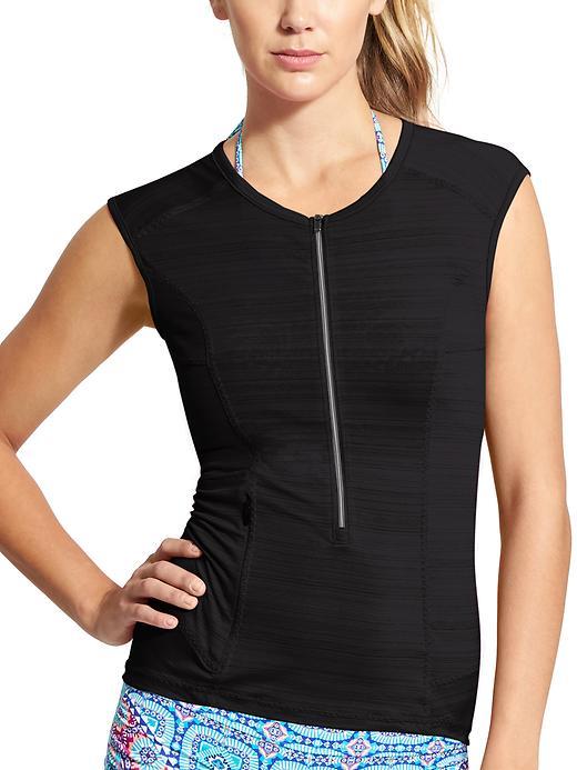 Athleta Womens Pacifica Upf Tank 3.0 Size Xl Tall - Black