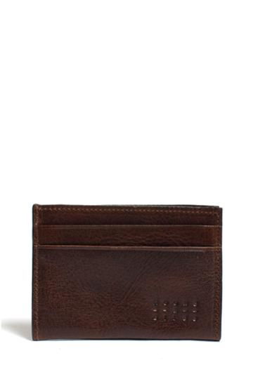 Leather License Wallet In Mad Dog