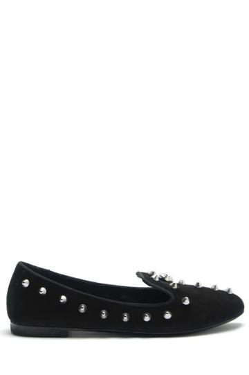 Bernadette Skull Loafer In Black