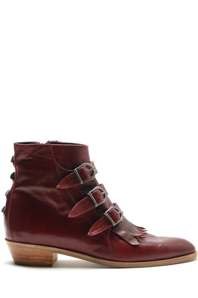 Jett Ankle Boot In Oxblood